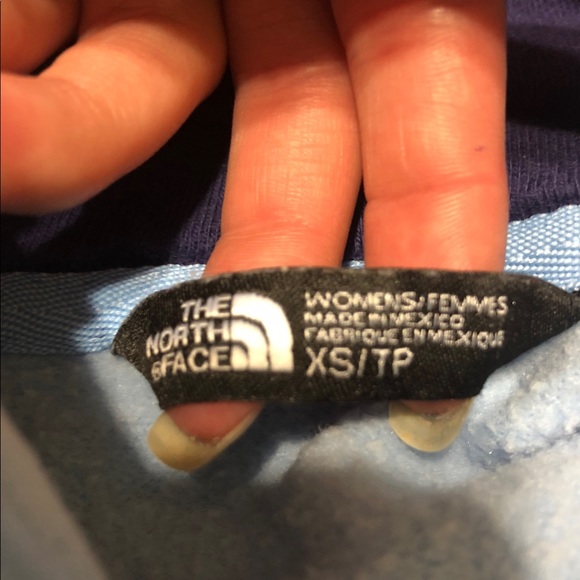 The North Face light blue Hoodie - Picture 3 of 3